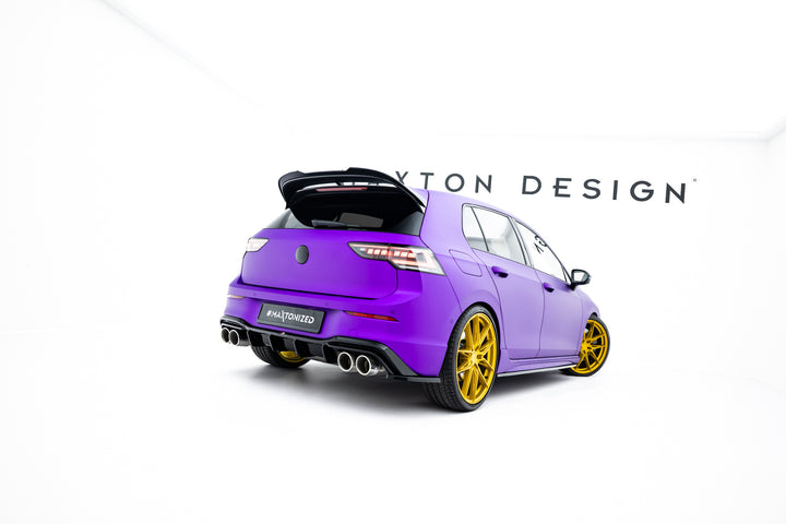 REAR SIDE SPLITTERS V.4 FOR VOLKSWAGEN GOLF R MK8 (SET FOR MAXTON VALANCE V.2)