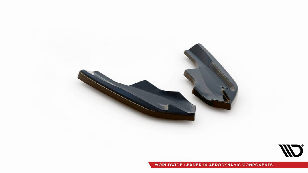 REAR SIDE SPLITTERS V.4 FOR VOLKSWAGEN GOLF R MK8 (SET FOR MAXTON VALANCE V.2)