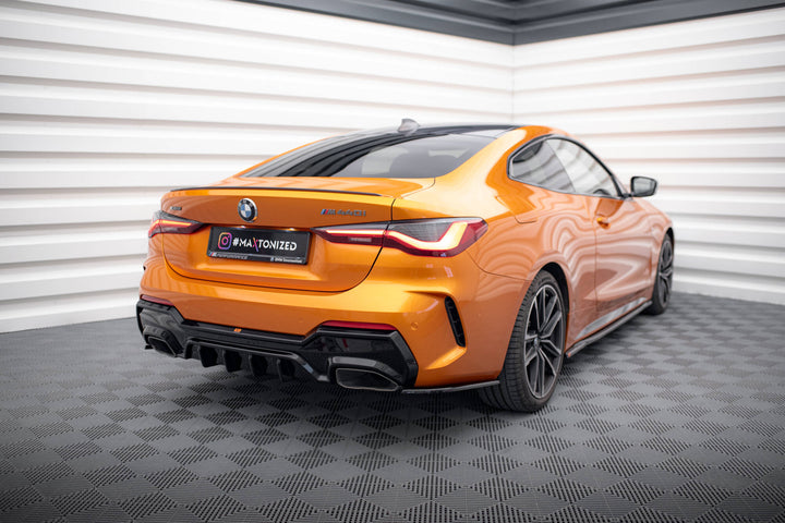 Rear Side Splitters V.5 BMW 4 M440i G22 / G23 / G22 Facelift / G23 Facelift (set for Maxton valance )