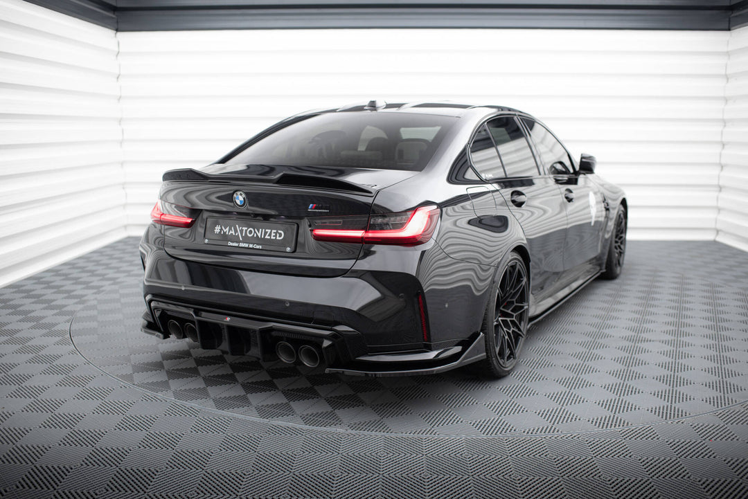 Rear Side Splitters V.6 CSL Look BMW M3 Sedan / Touring G80 / G81 (set for Maxton valance v.1)