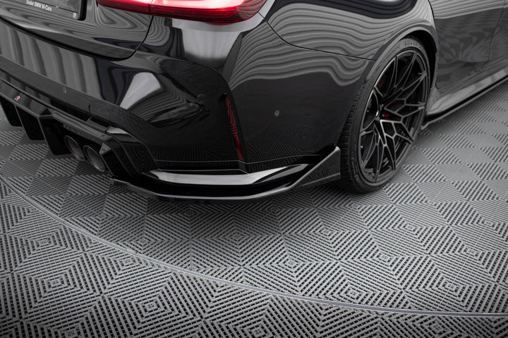 Rear Side Splitters V.6 CSL Look BMW M3 Sedan / Touring G80 / G81 (set for Maxton valance v.1)