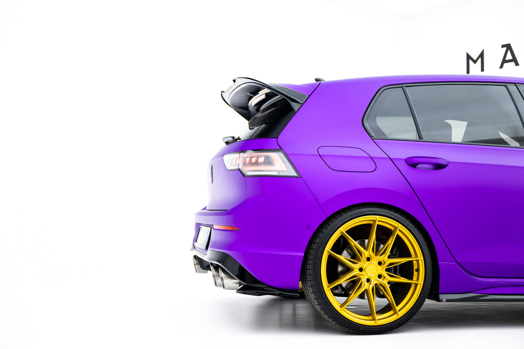 Rear Side Splitters V.8 Volkswagen Golf R Hatchback Mk8 / Mk8 Facelift