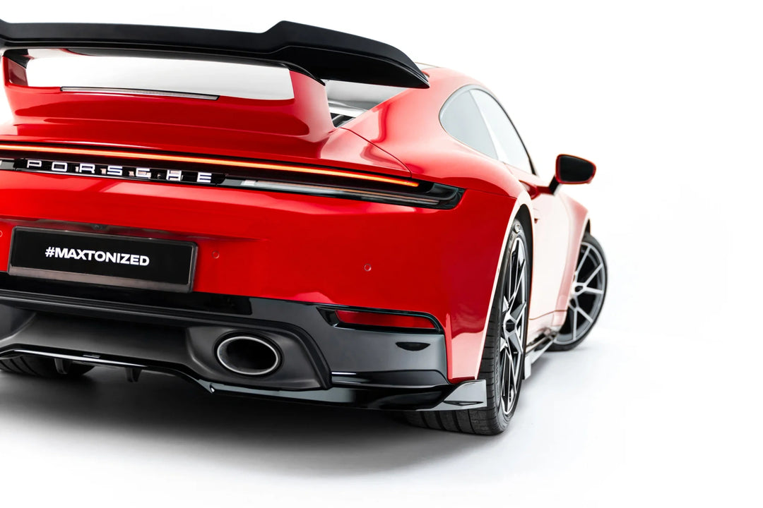 Rear Splitter (With Vertical Bars) suitable for Porsche 911 Carrera Aero 992 Facelift