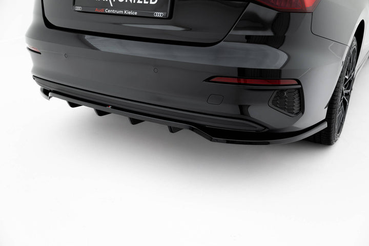 Rear Splitter (with vertical bars) Audi A3 Sedan 8Y