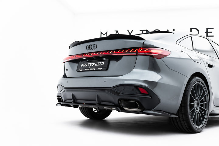 Rear Splitter (with vertical bars) Audi A5 S-Line Sedan / Avant B10