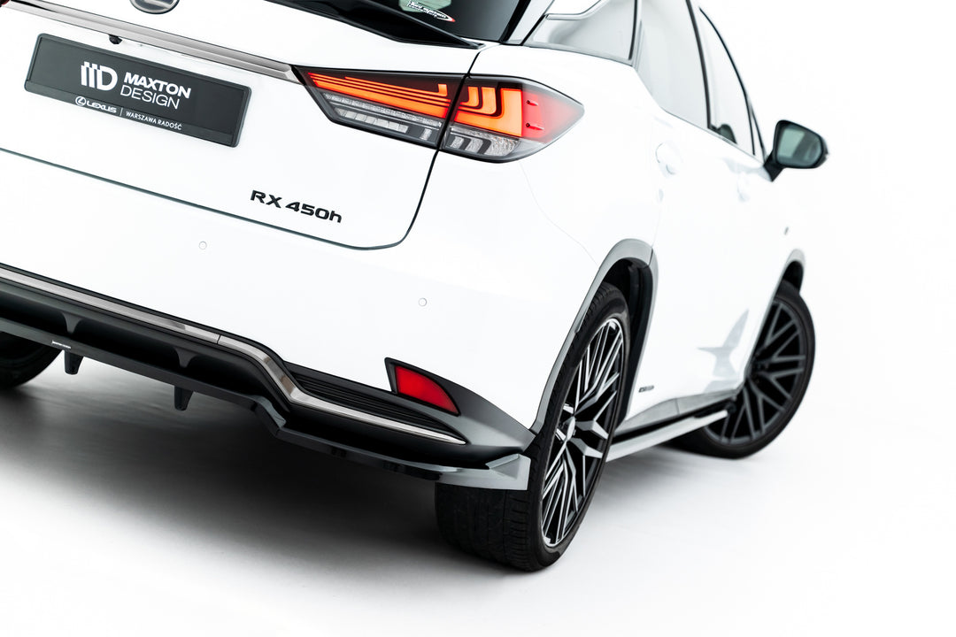 CENTRAL REAR SPLITTER (WITH VERTICAL BARS) LEXUS RX MK4 FACELIFT