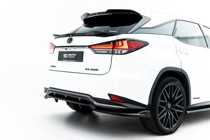 CENTRAL REAR SPLITTER (WITH VERTICAL BARS) LEXUS RX MK4 FACELIFT