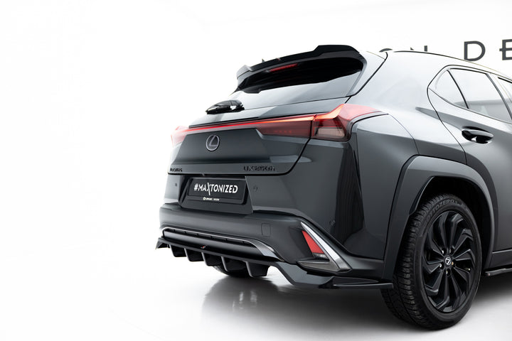 Rear Splitter (with vertical bars) Lexus UX F-Sport Mk1