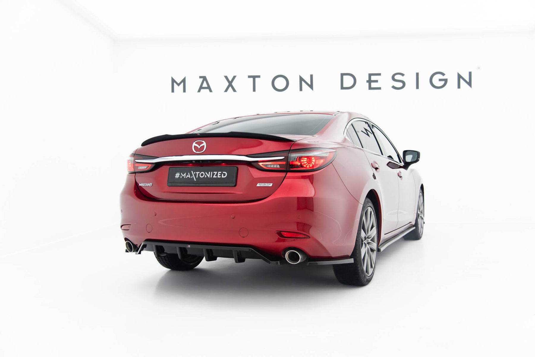 Mazda Ranger Copy Rear Rear Splitter (with vertical bars) Mazda 6 Sedan Mk3 Facelift – Maxton ...