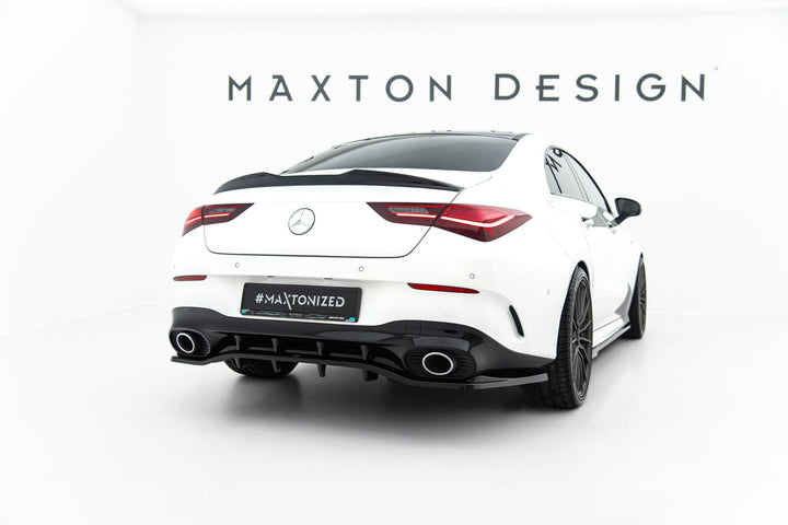 Rear Splitter (with vertical bars) Mercedes-AMG CLA 35 / 45 Coupe / Shooting Brake C118 Facelift / X118 Facelift