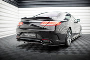 Rear Splitter (with vertical bars) Mercedes-Benz S Coupe AMG-Line C217 Facelift