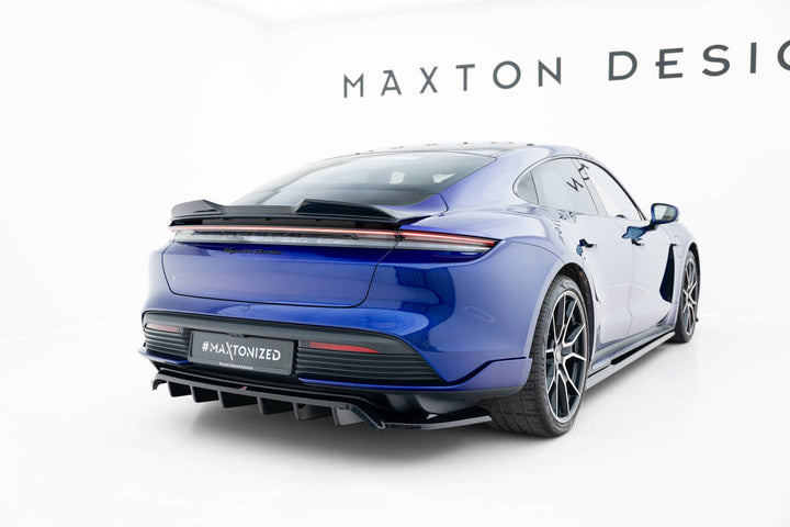 Rear Splitter (with vertical bars) Porsche Taycan Turbo S Mk1