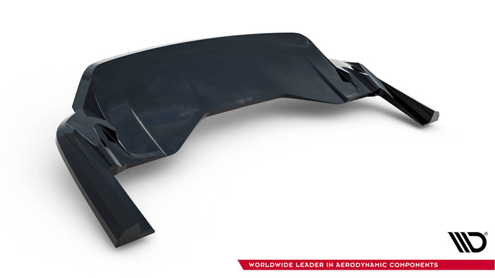 Rear Splitter (with vertical bars) Porsche Taycan Turbo S Mk1