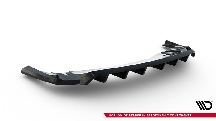 Rear Splitter (with vertical bars) Porsche Taycan Turbo S Mk1