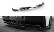 REAR SPLITTER (WITH VERTICAL BARS) + REAR SIDE SPLITTERS CHEVROLET CORVETTE C7