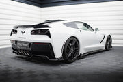 REAR SPLITTER (WITH VERTICAL BARS) + REAR SIDE SPLITTERS CHEVROLET CORVETTE C7