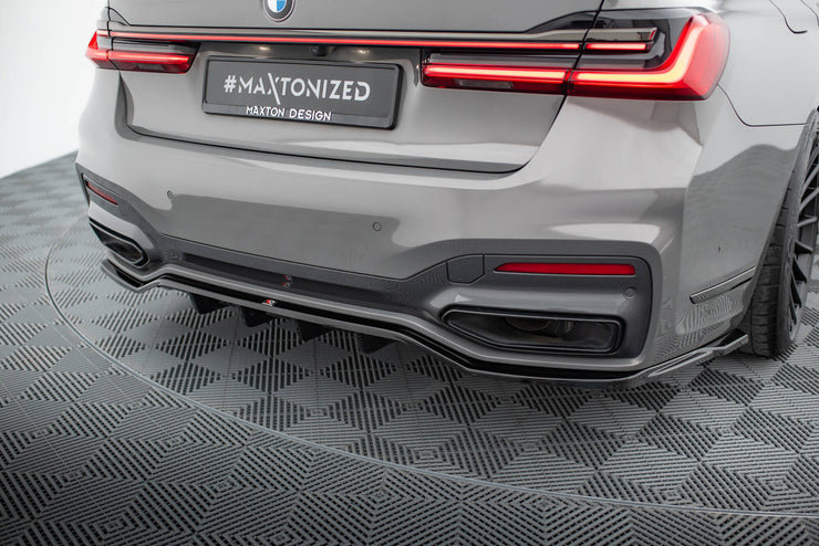 REAR SPLITTER (WITH VERTICAL BARS) V.2 BMW 7 G11 M-PACK FACELIFT