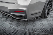 REAR SPLITTER (WITH VERTICAL BARS) V.2 BMW 7 G11 M-PACK FACELIFT