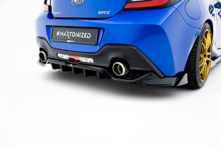 CENTRAL REAR SPLITTER (WITH VERTICAL BARS) V.3 TOYOTA GR86 MK1 / BRZ MK2