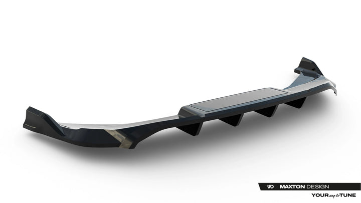 Rear Splitter (with vertical bars) suitable for Audi Q6 e-tron S-Line / SQ6 e-tron SUV / Sportback Mk1