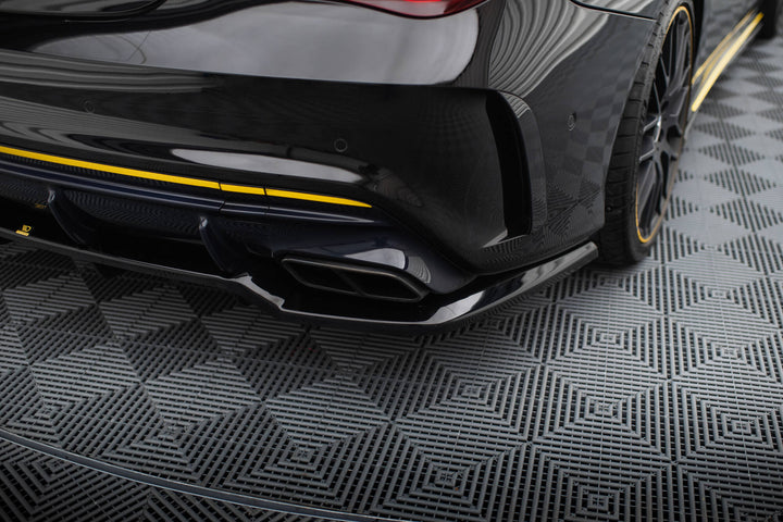 Rear Splitter (with vertical bars) suitable for Mercedes-AMG CLA 45 C117 Facelift