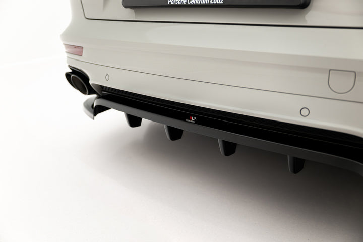 CENTRAL REAR SPLITTER (WITH VERTICAL BARS) PORSCHE PANAMERA E-HYBRID 971 FACELIFT