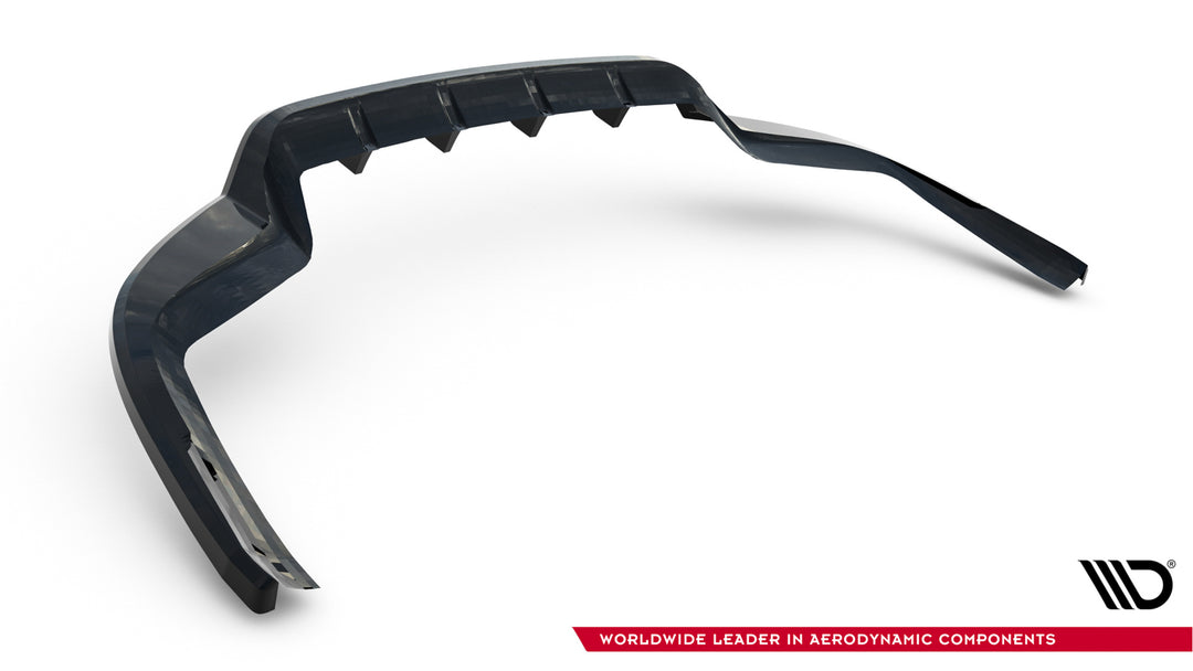 CENTRAL REAR SPLITTER (WITH VERTICAL BARS) PORSCHE PANAMERA E-HYBRID 971 FACELIFT