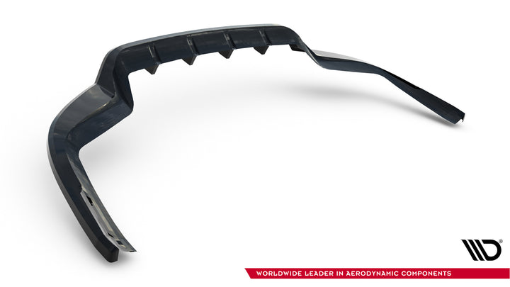 CENTRAL REAR SPLITTER (WITH VERTICAL BARS) PORSCHE PANAMERA E-HYBRID 971 FACELIFT