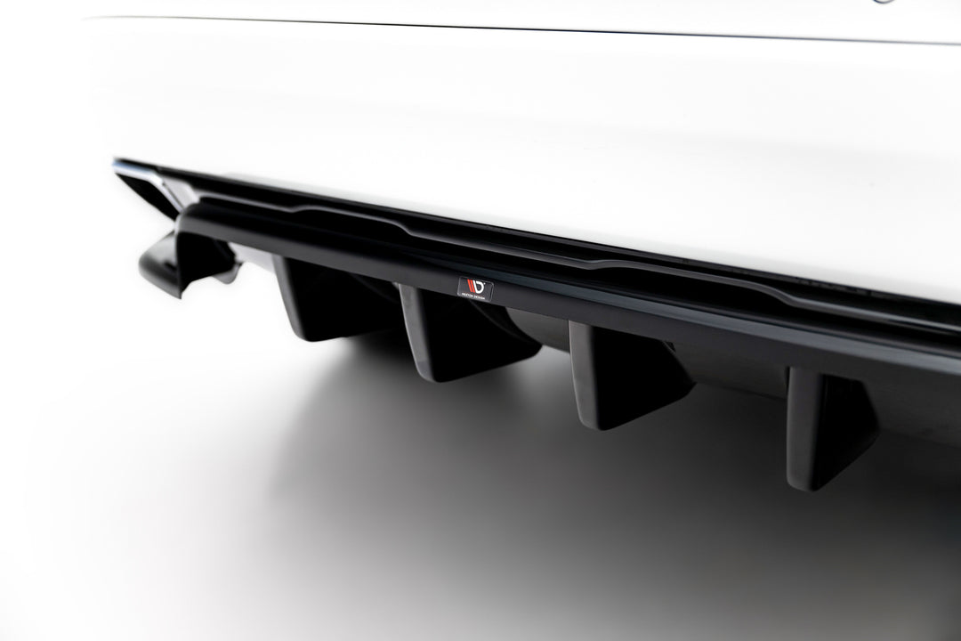 Rear Splitter (with vertical bars) suitable for Volvo XC60 Mk1 Facelift