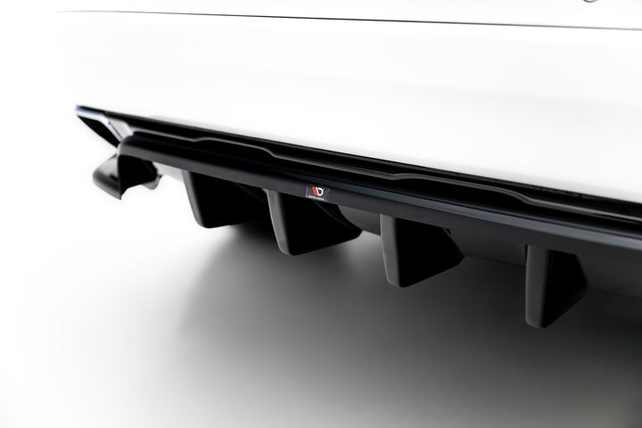 Rear Splitter (with vertical bars) suitable for Volvo XC60 Mk1 Facelift