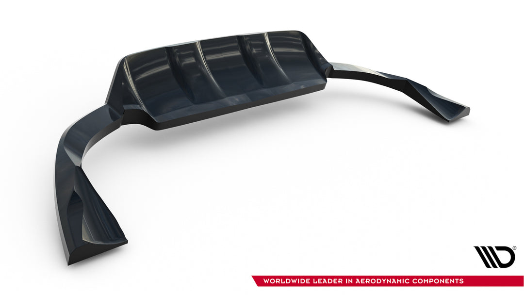 Rear Splitter (with vertical bars) suitable for Volvo XC60 Mk1 Facelift