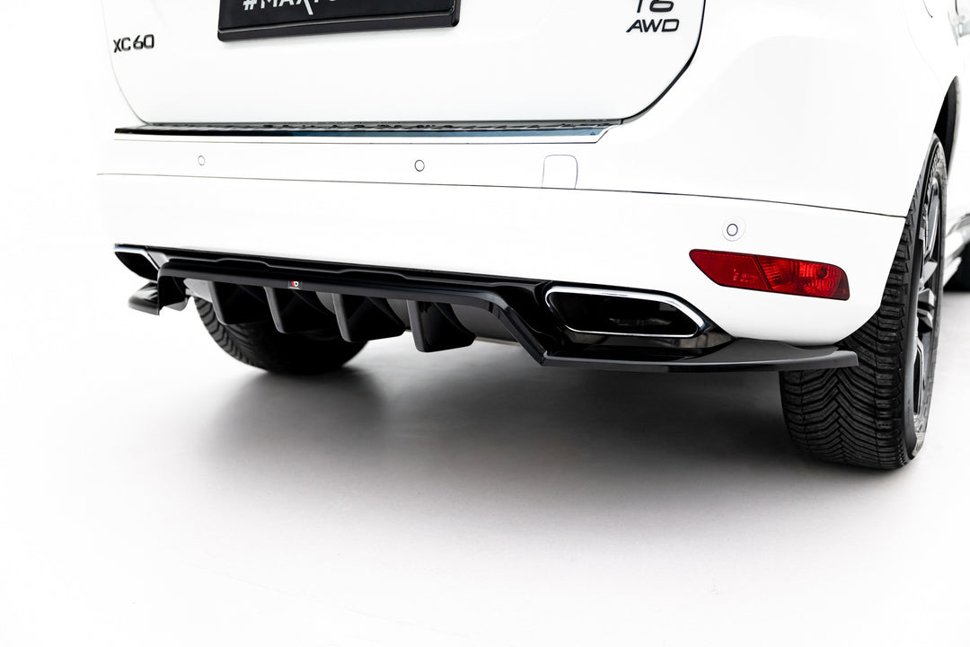 Rear Splitter (with vertical bars) suitable for Volvo XC60 Mk1 Facelift