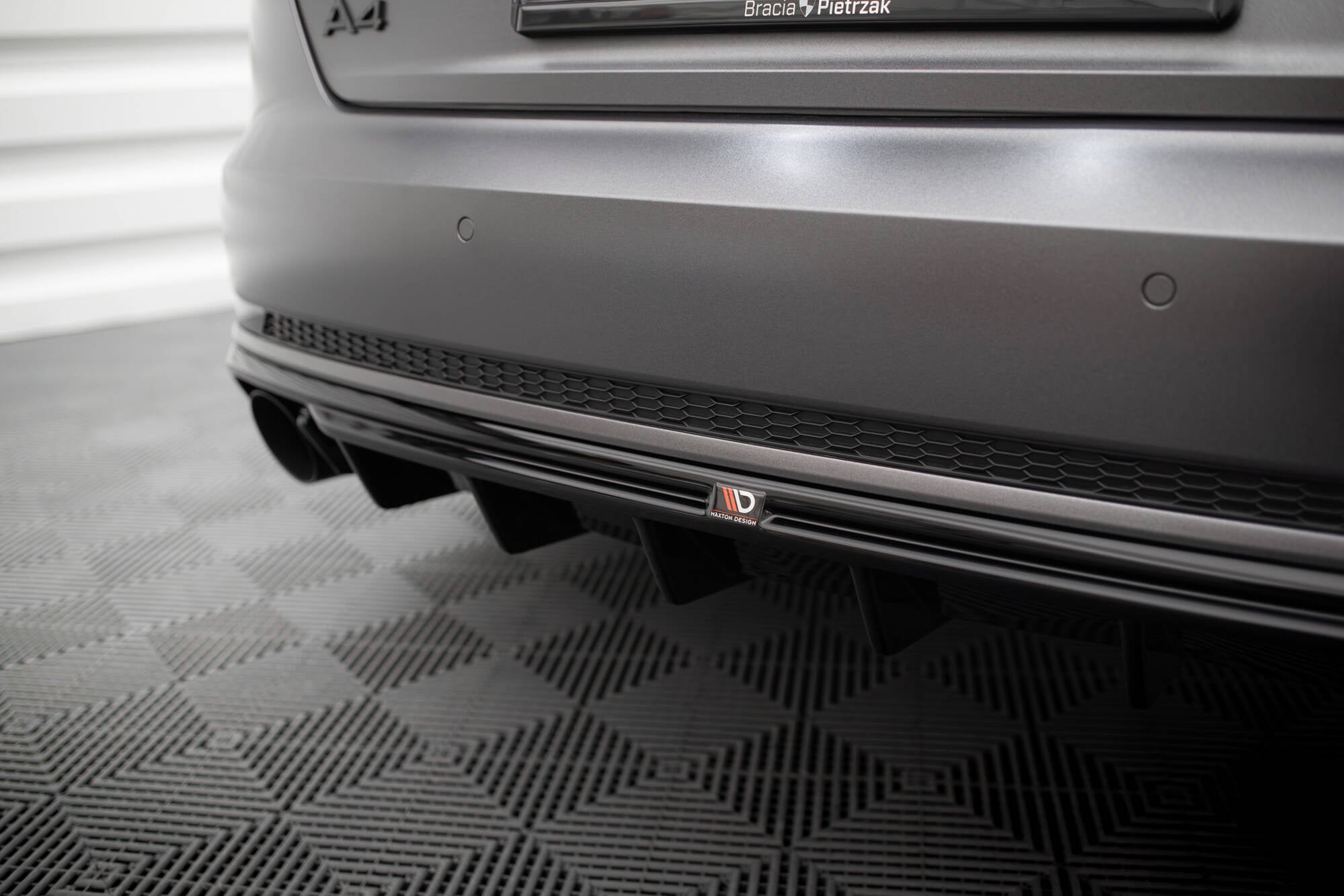Rear Valance Audi A4 S-line B9 (Version with single exhaust tips