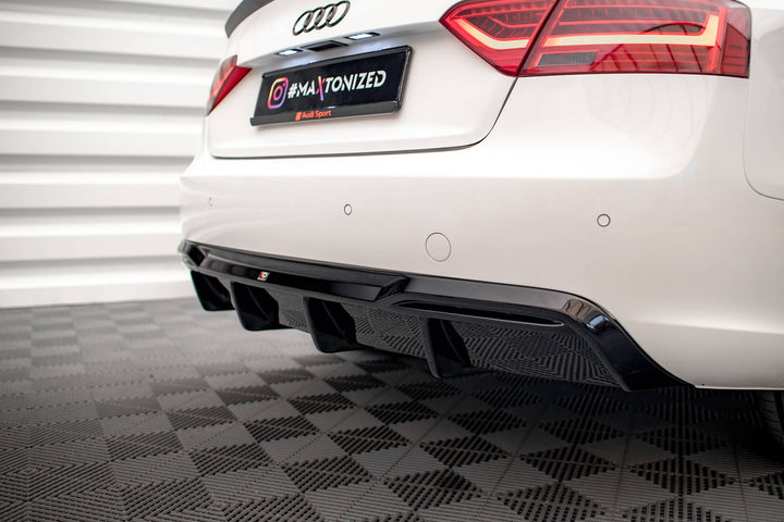 Rear Valance Audi A5 8T Facelift (Version with dual exhausts on one side)