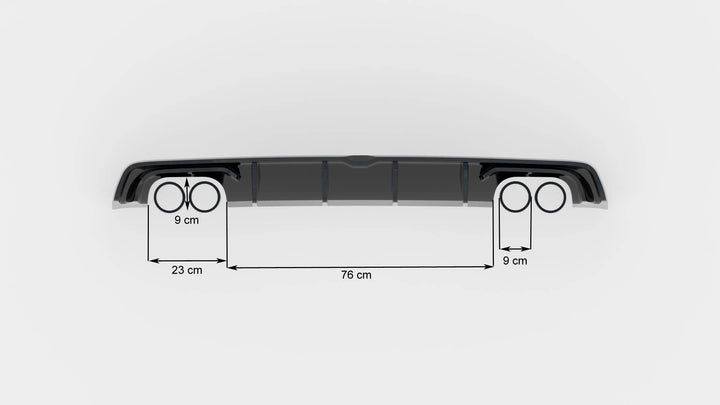 REAR VALANCE AUDI S3 SEDAN 8V