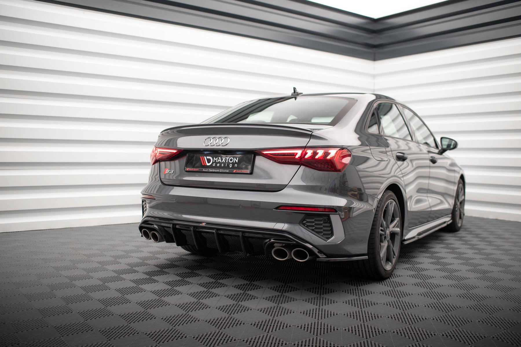 S3 Rear End REAR VALANCE AUDI S3 SEDAN 8Y – Maxton Design USA