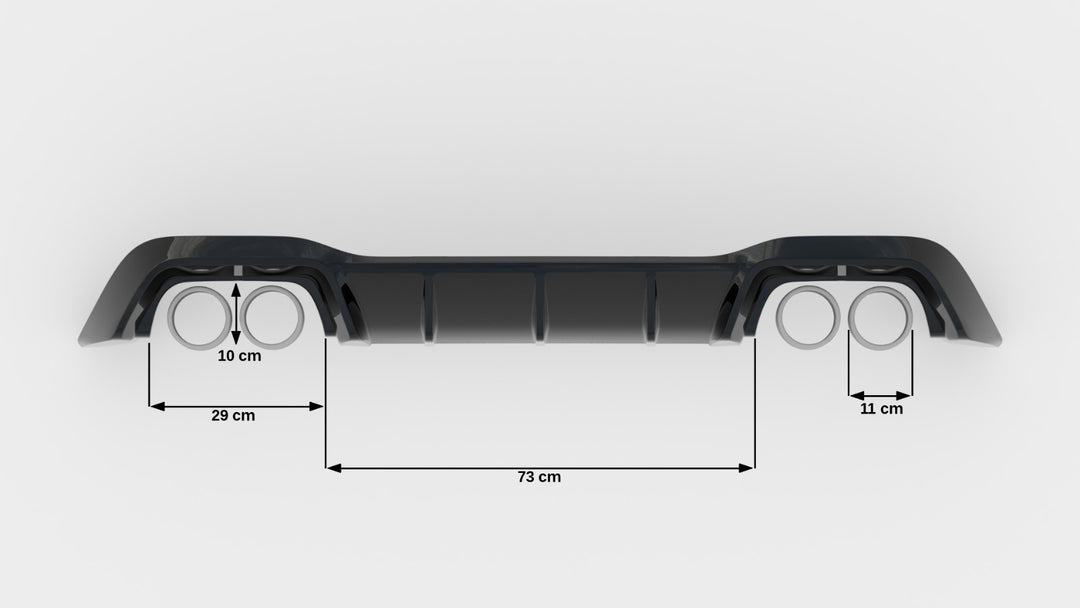 REAR VALANCE V.1 VOLKSWAGEN GOLF R MK8