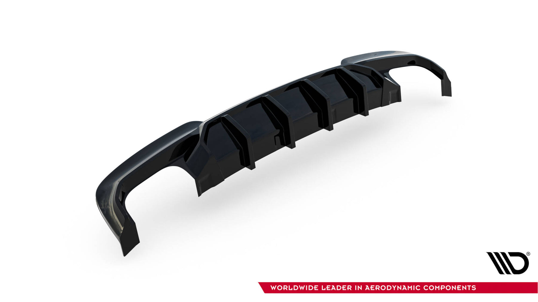 REAR VALANCE V.2 BMW 5 M-PACK F10 (VERSION WITH TWO DOUBLE EXHAUSTS ...