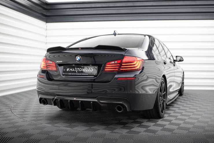 REAR VALANCE V.2 BMW 5 M-PACK F10 (VERSION WITH TWO SINGLE EXHAUSTS)