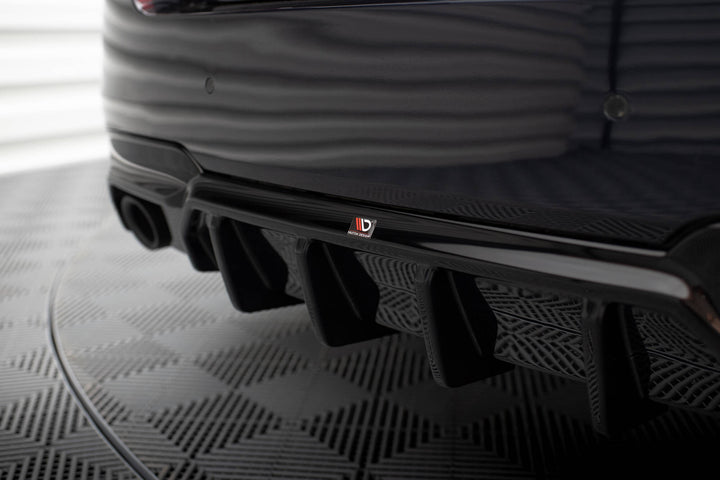 REAR VALANCE V.2 BMW 5 M-PACK F10 (VERSION WITH TWO SINGLE EXHAUSTS)