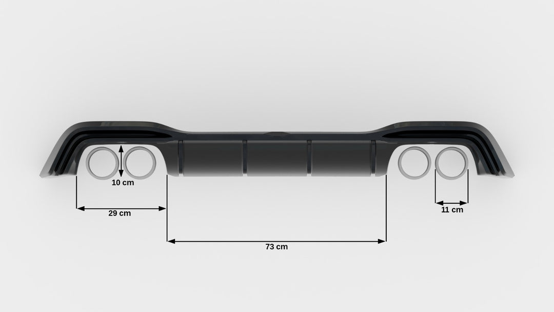 REAR VALANCE V.2 VOLKSWAGEN GOLF R MK8