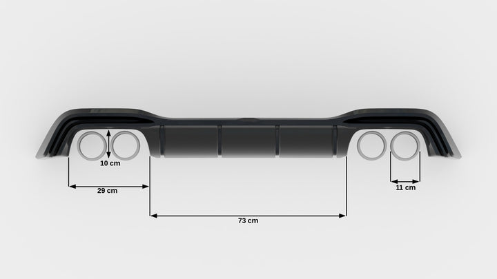 REAR VALANCE V.2 VOLKSWAGEN GOLF R MK8