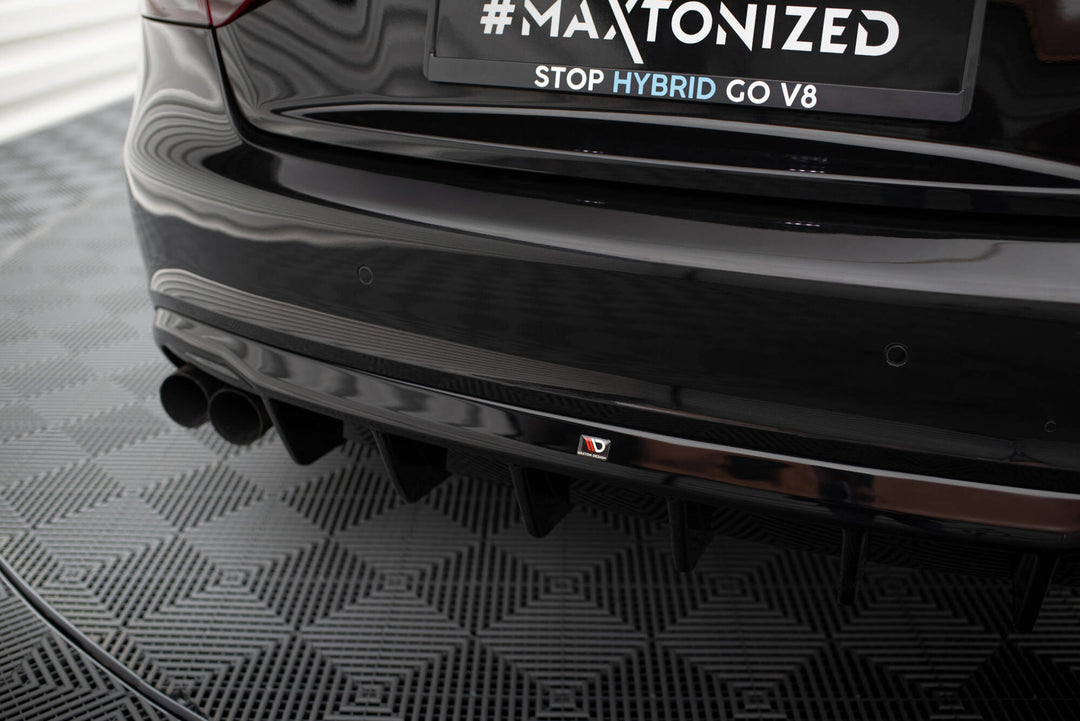 Rear Valance suitable for Audi A5 Coupe / Cabrio S-Line 8T (Single side dual exhaust version)