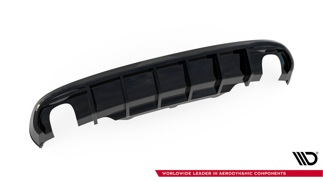 Rear Valance suitable for Audi A5 Coupe / Cabrio S-Line 8T (Version with single exhausts on both sides)