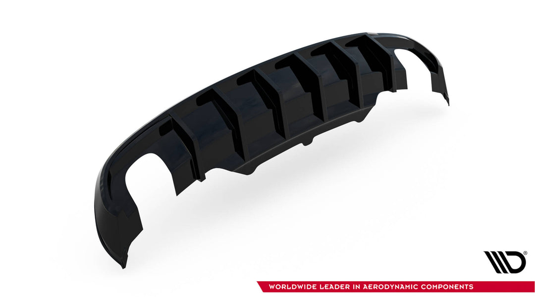Rear Valance suitable for Audi A5 Coupe / Cabrio S-Line 8T (Version with single exhausts on both sides)