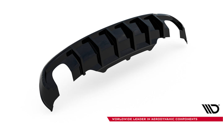 Rear Valance suitable for Audi A5 Coupe / Cabrio S-Line 8T (Version with single exhausts on both sides)