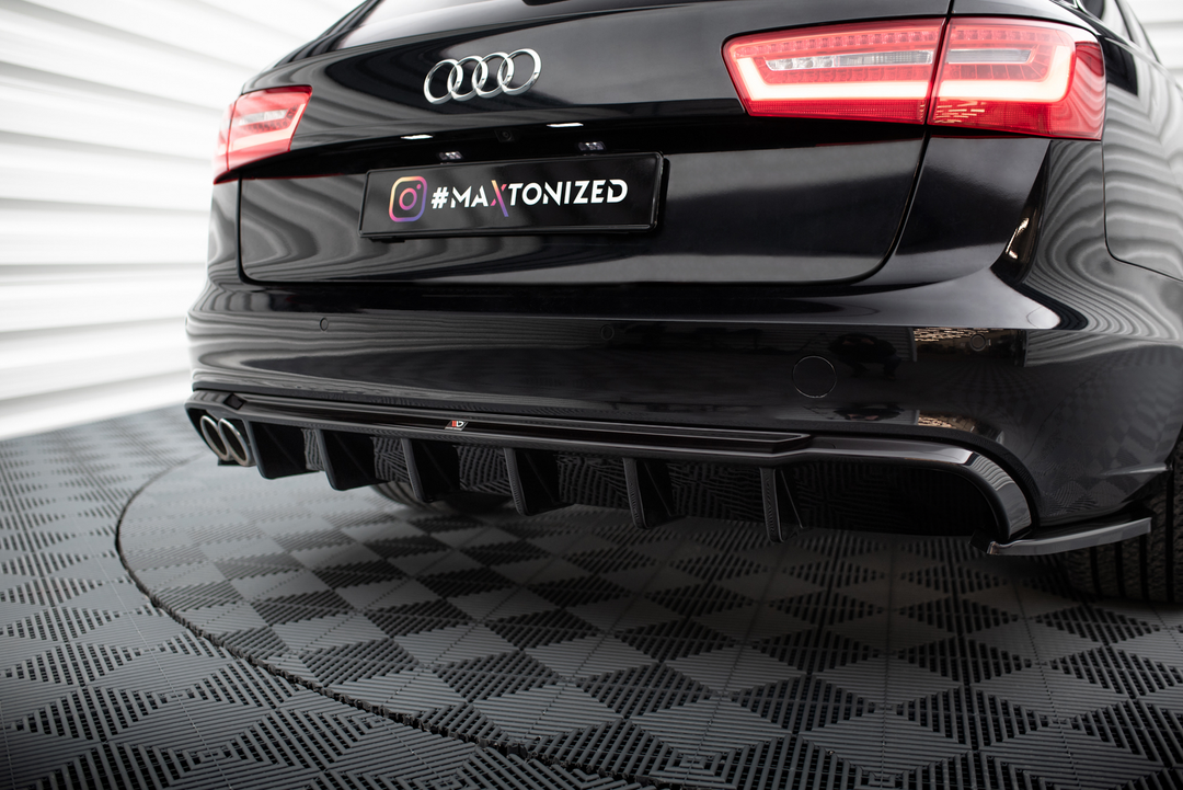 Rear Valance suitable for Audi A6 Sedan / Avant C7 (Single side dual exhaust version)