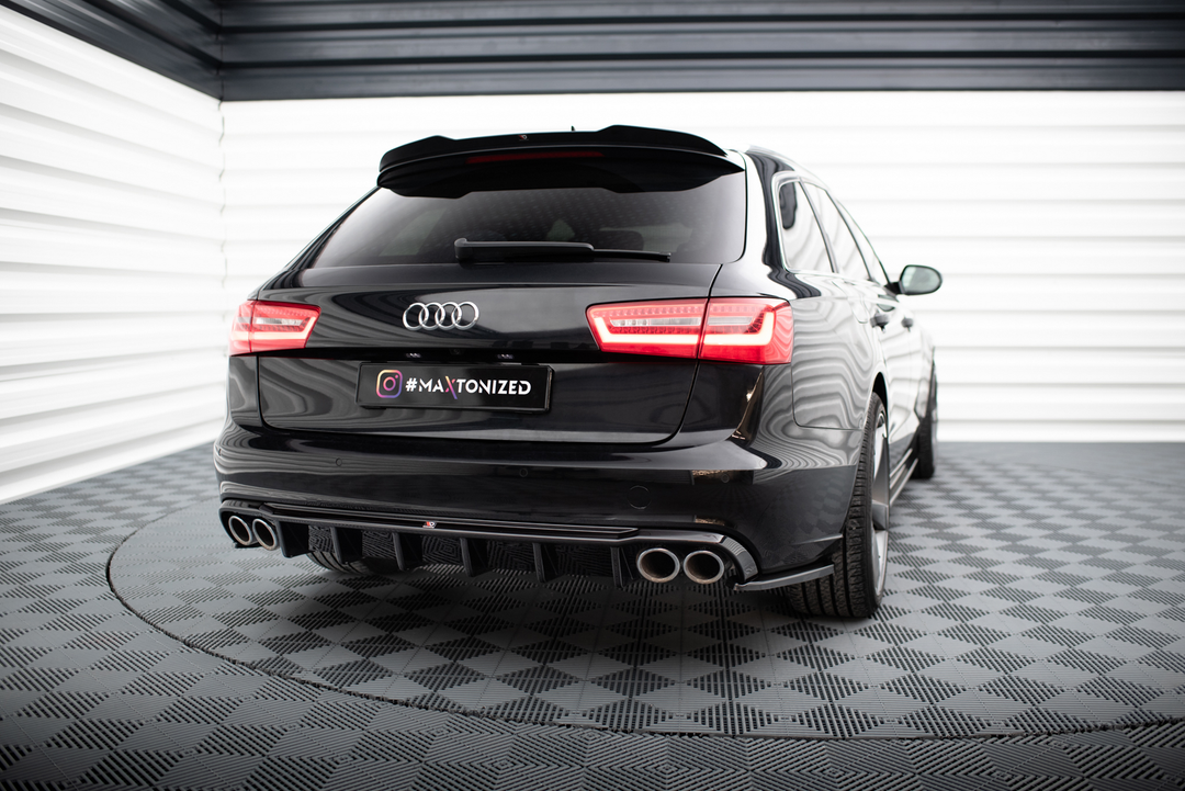 Rear Valance suitable for Audi A6 Sedan / Avant C7 (Version with dual exhausts on both sides)