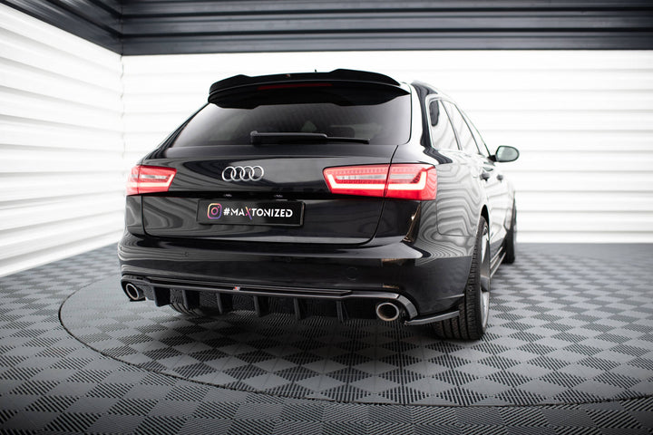 Rear Valance suitable for Audi A6 Sedan / Avant C7 (Version with single exhausts on both sides)
