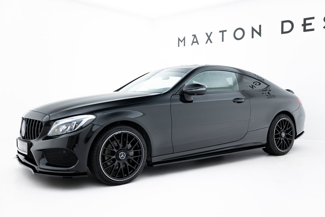 SIDE SKIRTS DIFFUSERS MERCEDES- BENZ C-CLASS W205 COUPE AMG-LINE